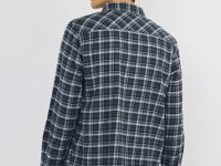 Рубашка в клетку, Серый