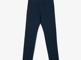 Мужские брюки Lacoste приталенного кроя из хлопка