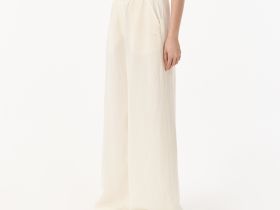 Женские прямые спортивные брюки Lacoste свободного кроя