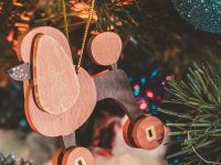 Игрушка деревянная "IDH Center" Пудель пряничный 360-5