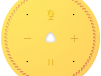 Умная колонка Яндекс.Станция Лайт с голосовым помощником Алиса лимон