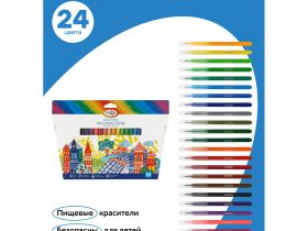 Набор фломастеров Гамма "Классические", 24 цв., смываемые, картон. упак., европодвес