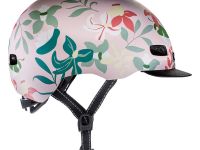 Nutcase Шлем защитный Nutcase Little Nutty Leaf It, цвет Розовый-Зеленый, ростовка XS