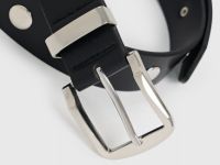 Ремень с декоративными заклёпками, Черный