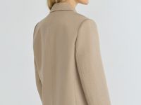 Однобортный жакет, Бежевый