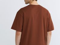 Футболка из хлопка с фотопринтом, Оранжевый