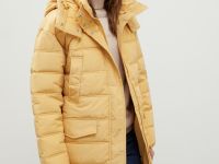 Утепленное пальто силуэта oversize