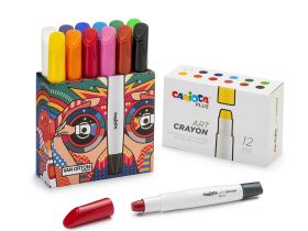 Набор художественных мелков "Carioca Plus" 12 цв.