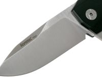 Нож складной LionSteel ROK A BS, сталь Satin Finish Bhler M390, рукоять алюминий, чёрный