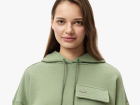 Женский хлопковый свитшот Lacoste