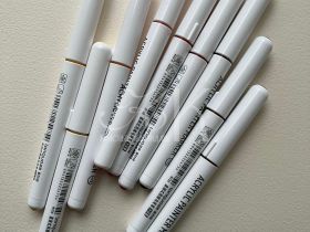 Набор маркеров акриловые Languo, 9 цветов, желто-красные оттенки