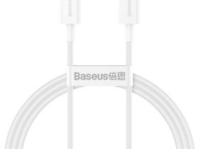 Кабель Baseus Superior Series 20W (Type-C) на (Lightning) (CATLYS-C02) 200см силикон (белый)