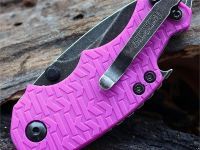 Нож складной Shuffle - KERSHAW 8700PURBW, сталь 8Cr13MoV c покрытием BlackWash™, рукоять текстурированный термопластик GFN фиолетового цвета