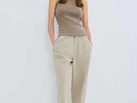 Брюки карго, Бежевый