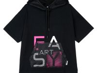 Фуфайка трикотажная для девочек (футболка)