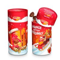 Новогодний подарок «Рот Фронт» тубус, 300 гр