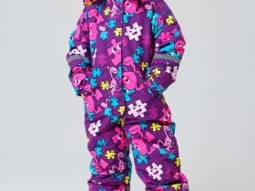 Комбинезон текстильный с полиуретановым покрытием для девочек