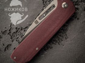 Складной нож Artisan Arion, сталь S35VN, Micarta/Titanium