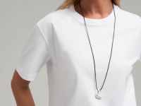 Удлиненная футболка прямого кроя