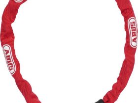 Велозамок-цепь Abus Steel-O-Chain 5805C, кодовый 4 разряда, цепь 5 мм (красный 5 х 750 мм)