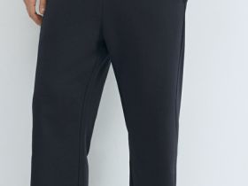 Трикотажные прямые брюки, Синий