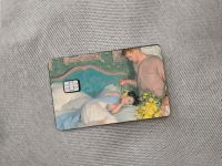 Наклейка матовая на банковскую карту ISKVSSNO "Желтые цветы"