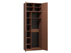 Распашной шкаф Кимбол 2.1-100x280 Терракотовый