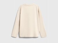 Лонгслив с принтом для мальчиков, Бежевый