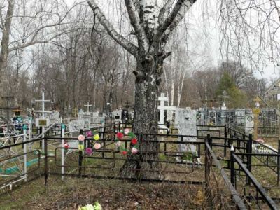 Могила заслуженного деятеля искуств МАССР, художника В.Д.Хрымова