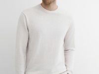 Базовый вязаный джемпер, Белый