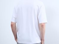 Белая базовая футболка из скубы Глория Джинс