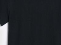 Футболка в рубчик, Черный