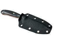 Нож с фиксированным клинком Vostron Pika, сталь Х12МФ, рукоять G10, черный