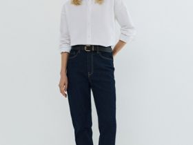 Рубашка из хлопка, Белый