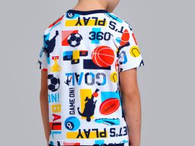 Фуфайка трикотажная для мальчиков (футболка)