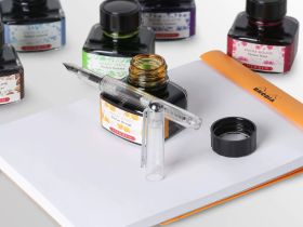 Ручка перьевая Herbin, Прозрачный, F, мини