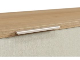 ТВ-тумба Флавир 210x27 Рогожка Белый