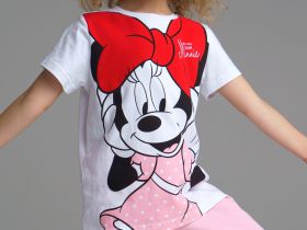 Пижама: футболка и бриджи для девочки Disney