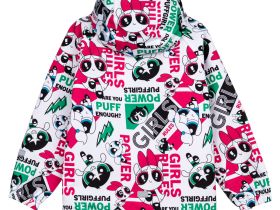 Куртка текстильная с полиуретановым покрытием для девочек (ветровка)