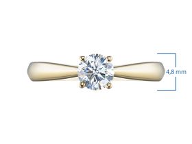 Помолвочное кольцо из желтого золота э0312кц11210862_white