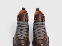 Ботинки из натуральной кожи, Коричневый