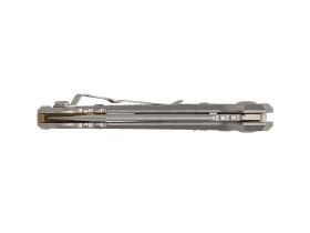 Автоматический нож Microtech LUDT Gen III 1136-10MS2, сталь M390MK, рукоять титан, серый