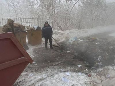 В Якутске бдительность водителя мусоровоза помогла избежать возгорания спецтехники