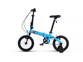 Детский велосипед Maxiscoo S007 Стандарт 14, год 2024, цвет Синий