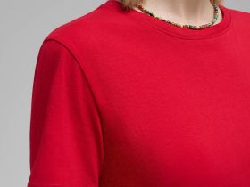 Приталенная футболка из джерси