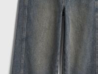 Объёмные джинсы Baggy для девочек, Серый