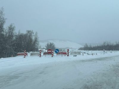 Дорожники организовали объезд участка реконструкции автодороги «Умнас»