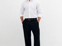 Рубашка из хлопка, Белый