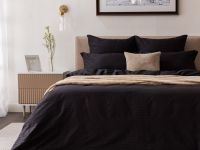 Постельное белье Black страйп-сатин I