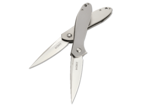 Складной нож CRKT Eros Large - Flat Handle, сталь AUS 8, рукоять сталь 420J2
